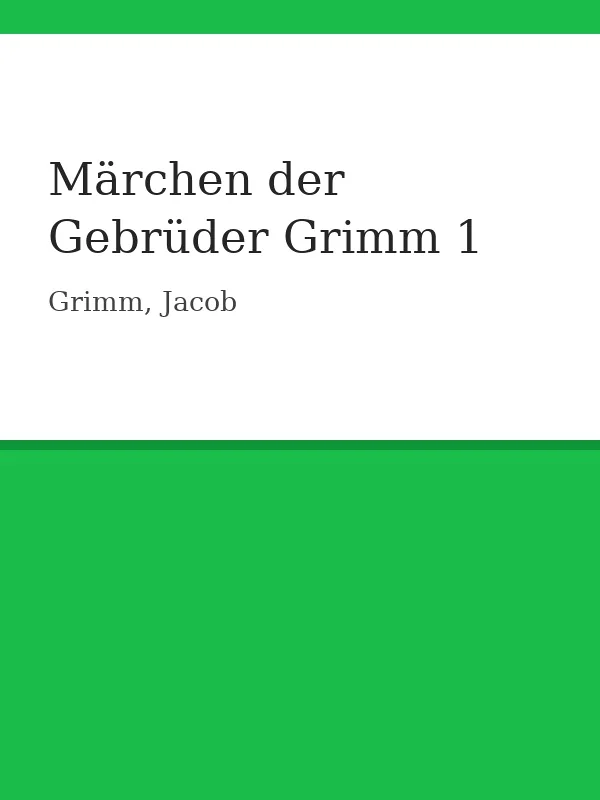 Märchen der Gebrüder Grimm