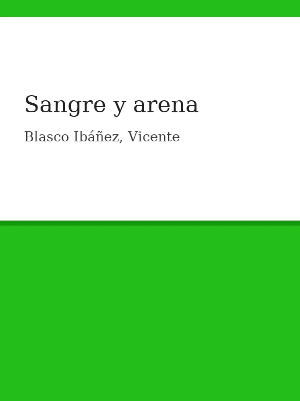 Sangre y arena