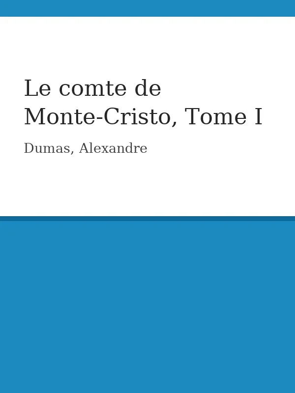 Le Comte de Monte-Cristo