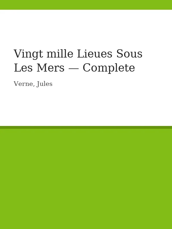 Vingt mille lieues sous les mers