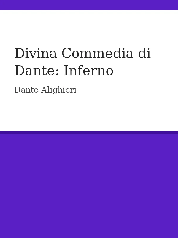 La Divina Commedia: Inferno